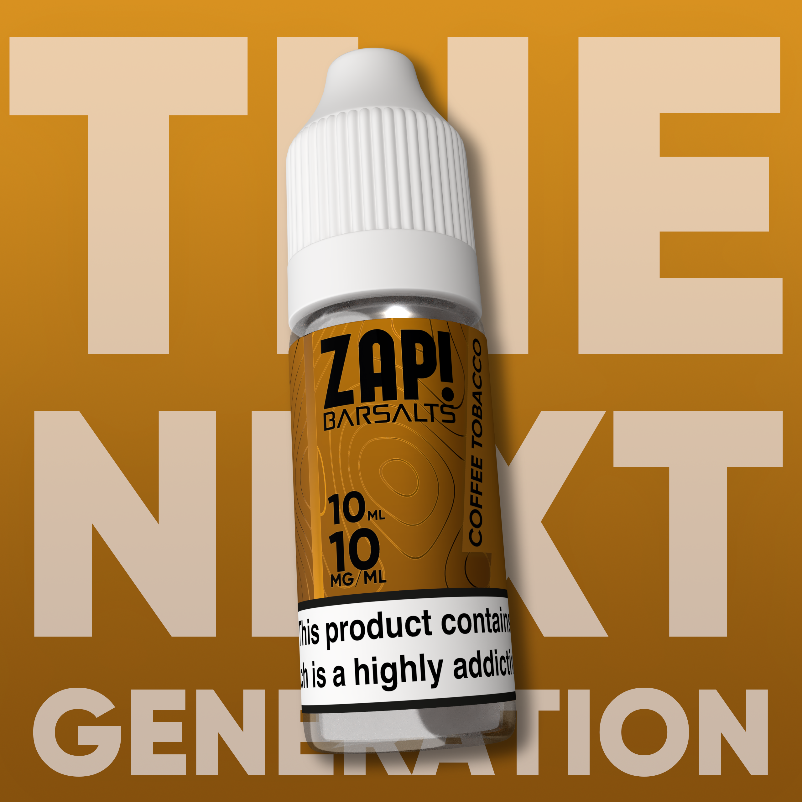 ZAP! Bar Salt Coffee Tobacco 10ml Nic Salts 50/50