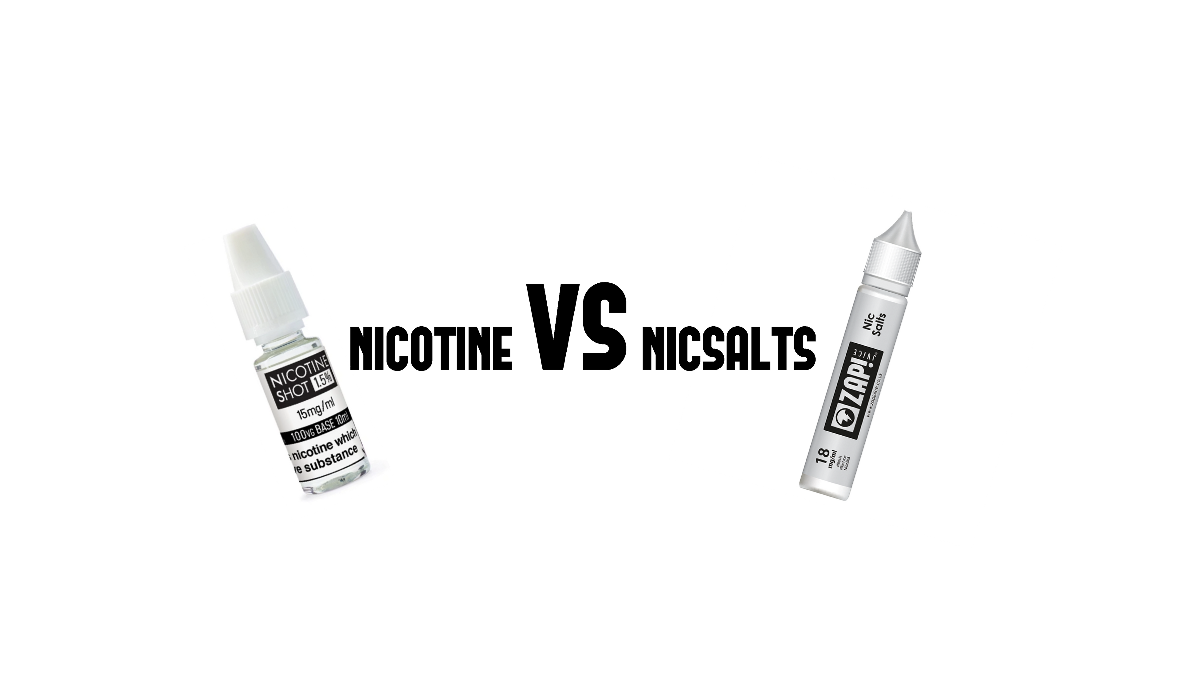 Nikotin-E-Liquids im Vergleich zu Nic Salts
