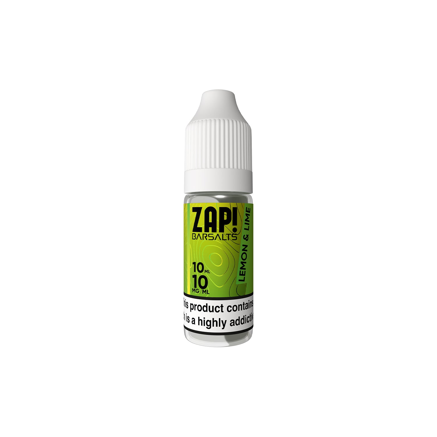 Zap! Bar Salt Lemon & Lime Nicotine Salt E-Liquid Blend for Pod Systems and MTL
