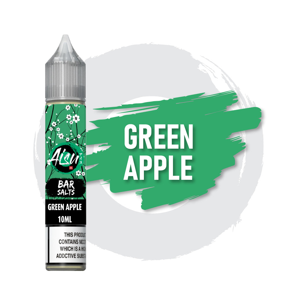 AISU Green Apple 10ml BAR SALTS 50/50