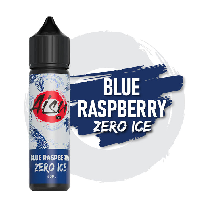 AISU Blueraspberry ZERO ICE 50ml e-liquid bottle