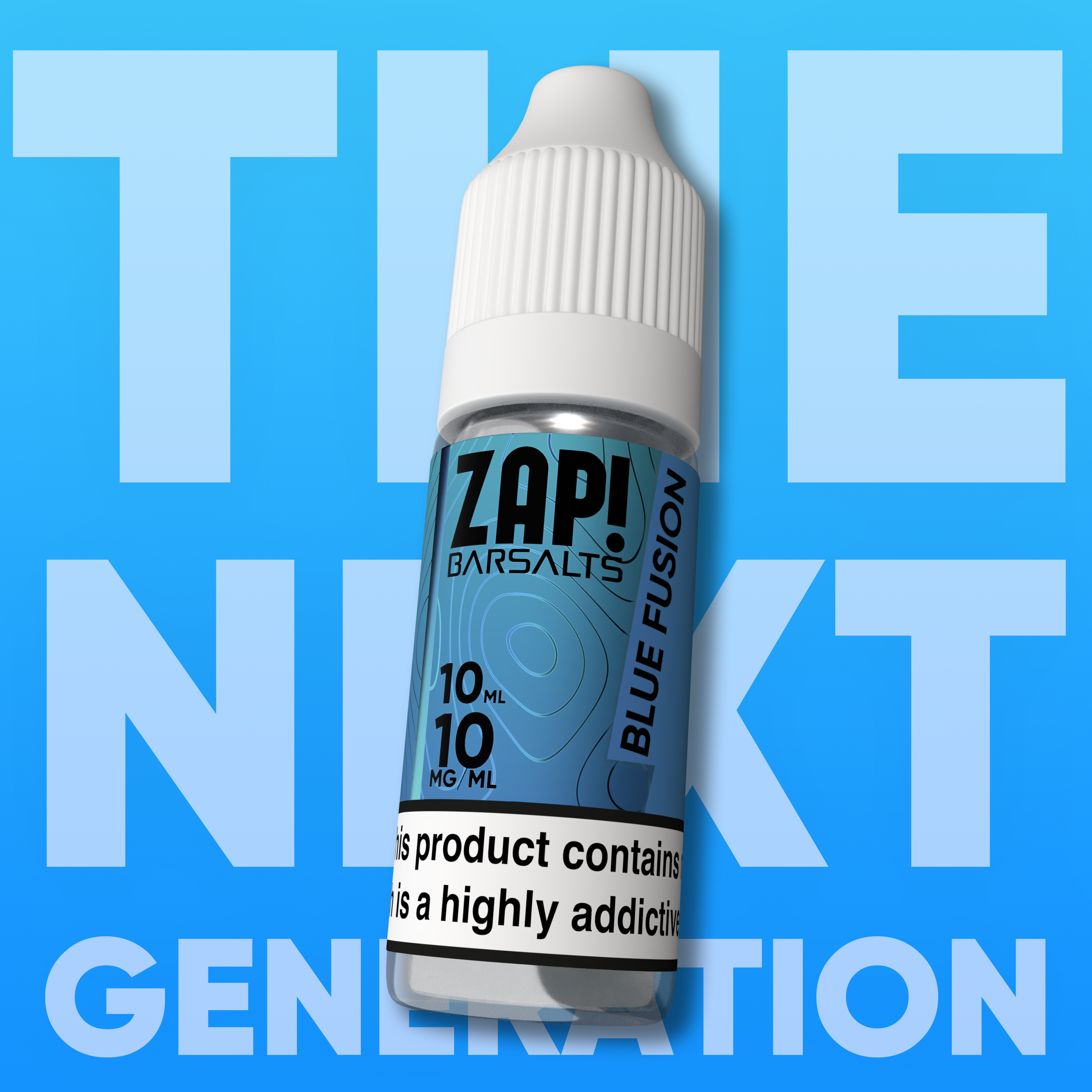 ZAP! Bar Salt Blue Fusion 10ml Nic Salts 50/50