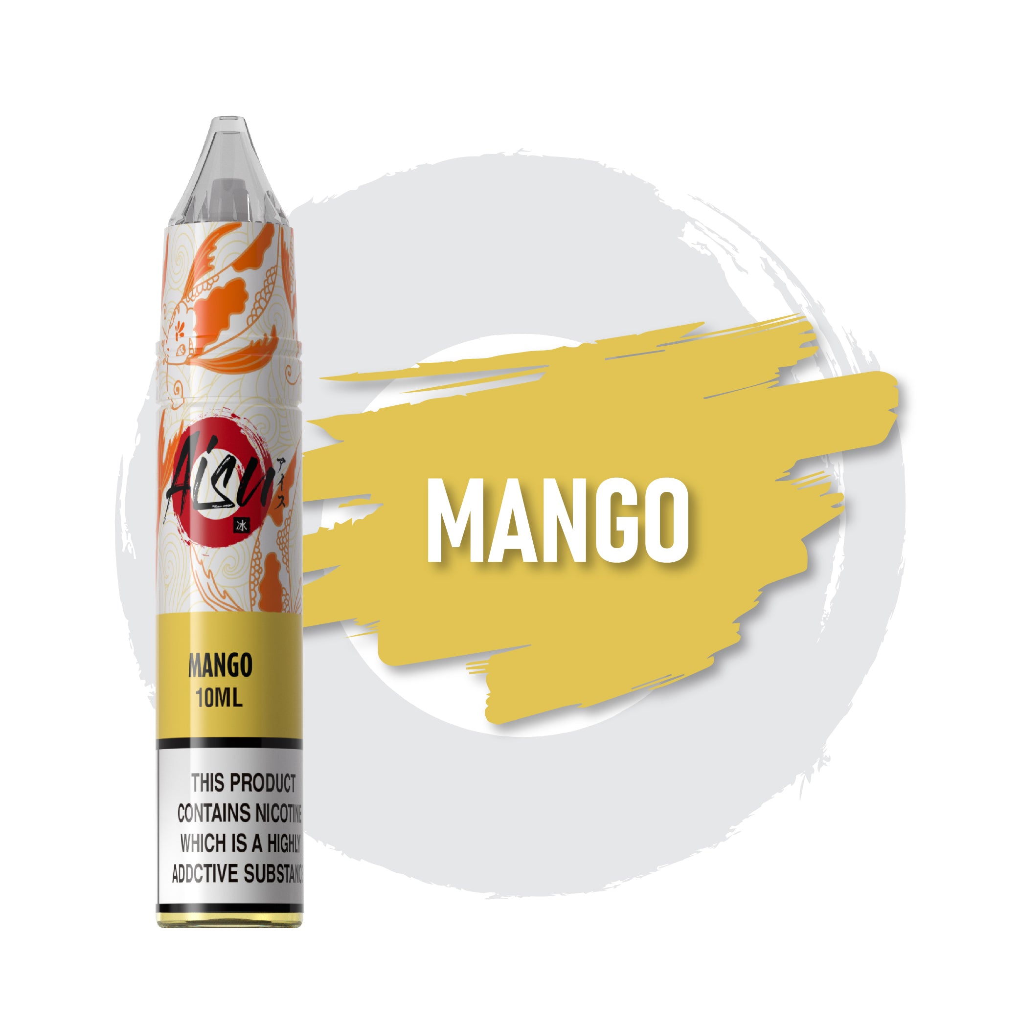 AISU Mango 10ml 30/70 Nic Salts e-liquid bottle