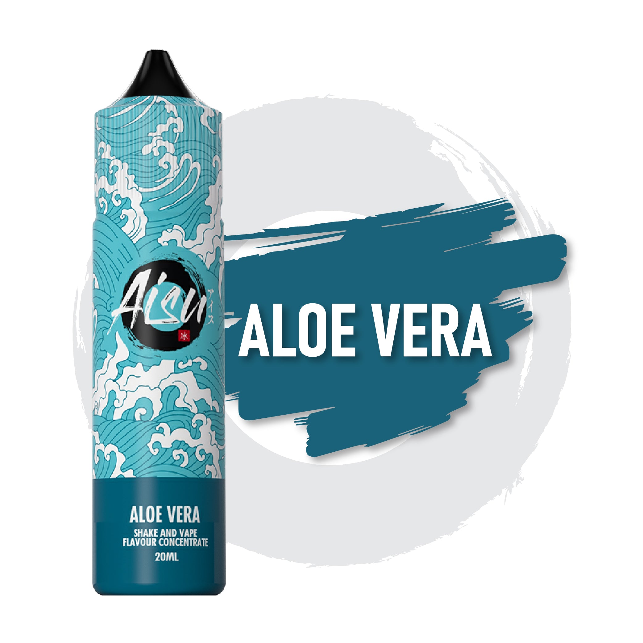 Botella de e-líquido concentrado de sabor AISU Aloe Vera Shake and Vape de 20 ml