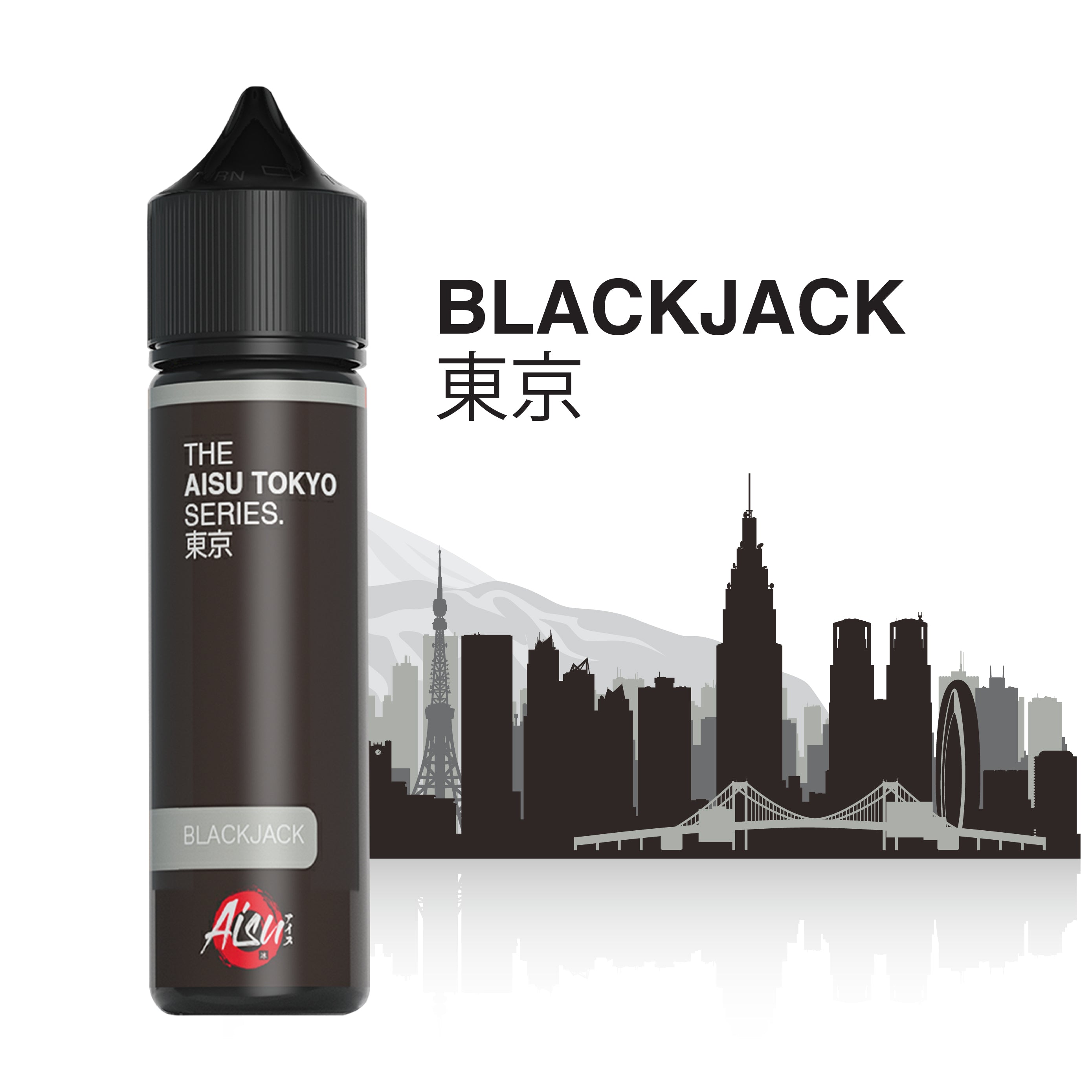 Botella de e-líquido AISU TOKYO Blackjack 50ml