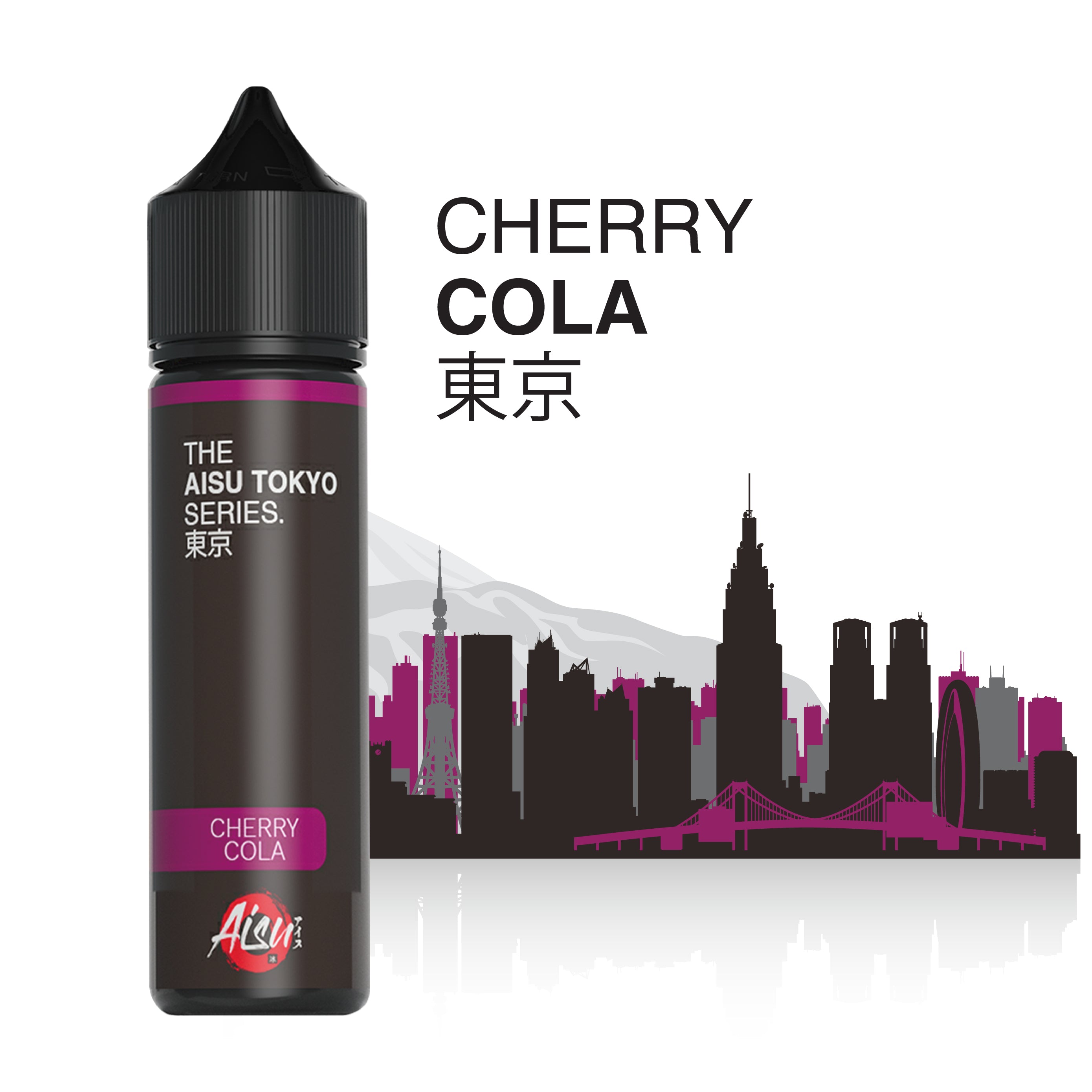AISU TOKYO Cherry Cola 50ml e-liquid bottle