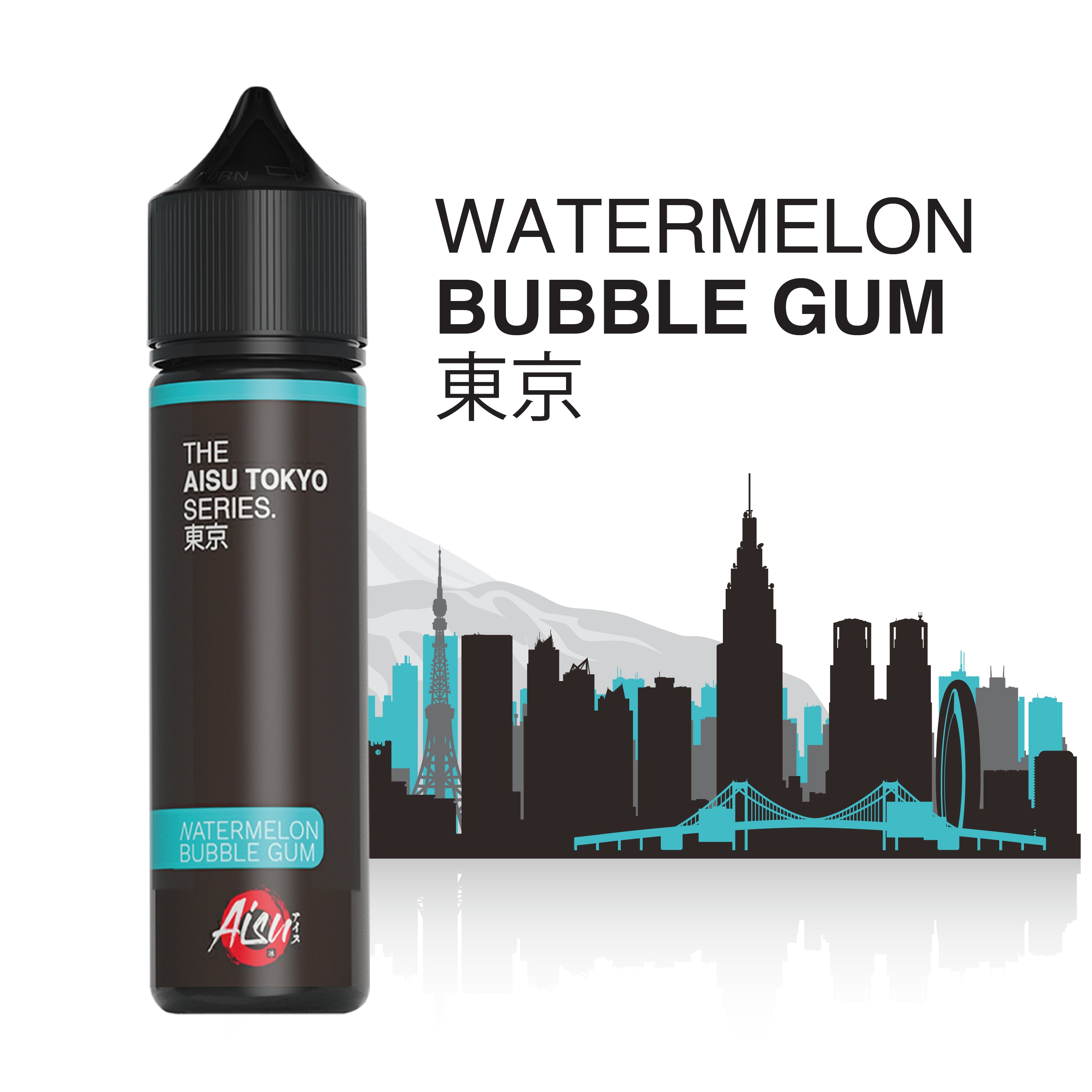AISU TOKYO Bubble Gum Pastèque Flacon e-liquide 50 ml