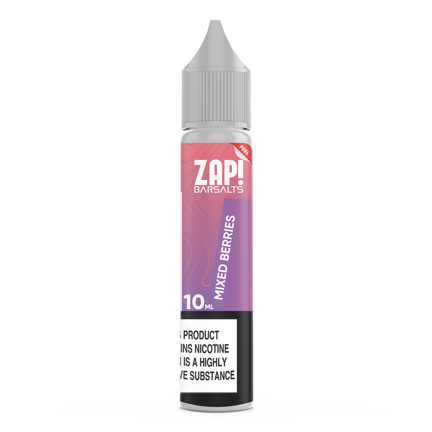 Zap! Bar Salt Mixed Berries Nicotine Salt E-Liquid for Vaping — Smooth Berry Flavor