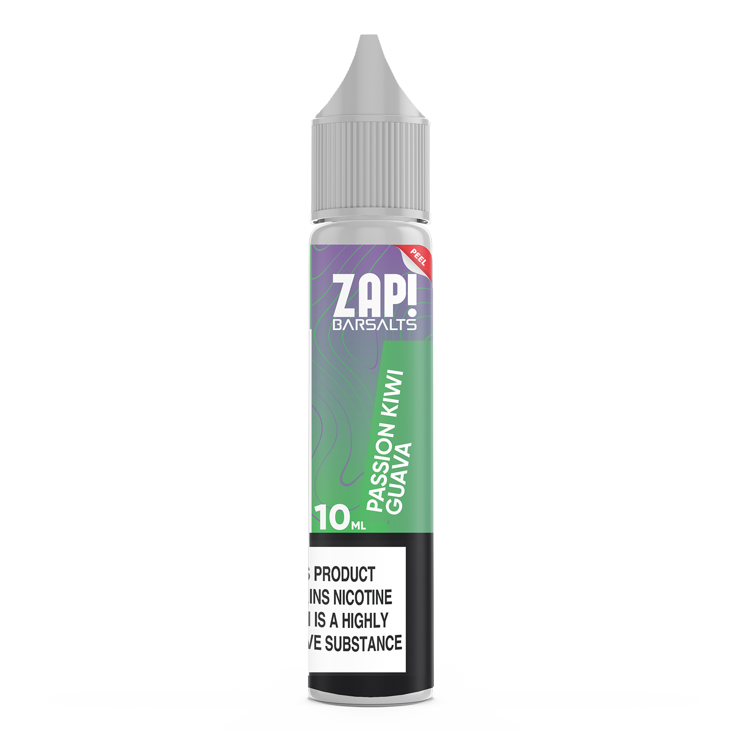 Zap! Bar Salt Passion Kiwi Guava Nicotine Salt E-Liquid Premium Flavored Blend