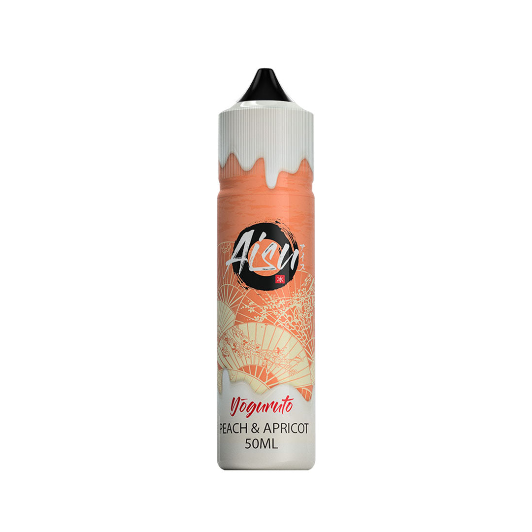 Aisu Yogurt Peach & Apricot 50ml e-liquid bottle