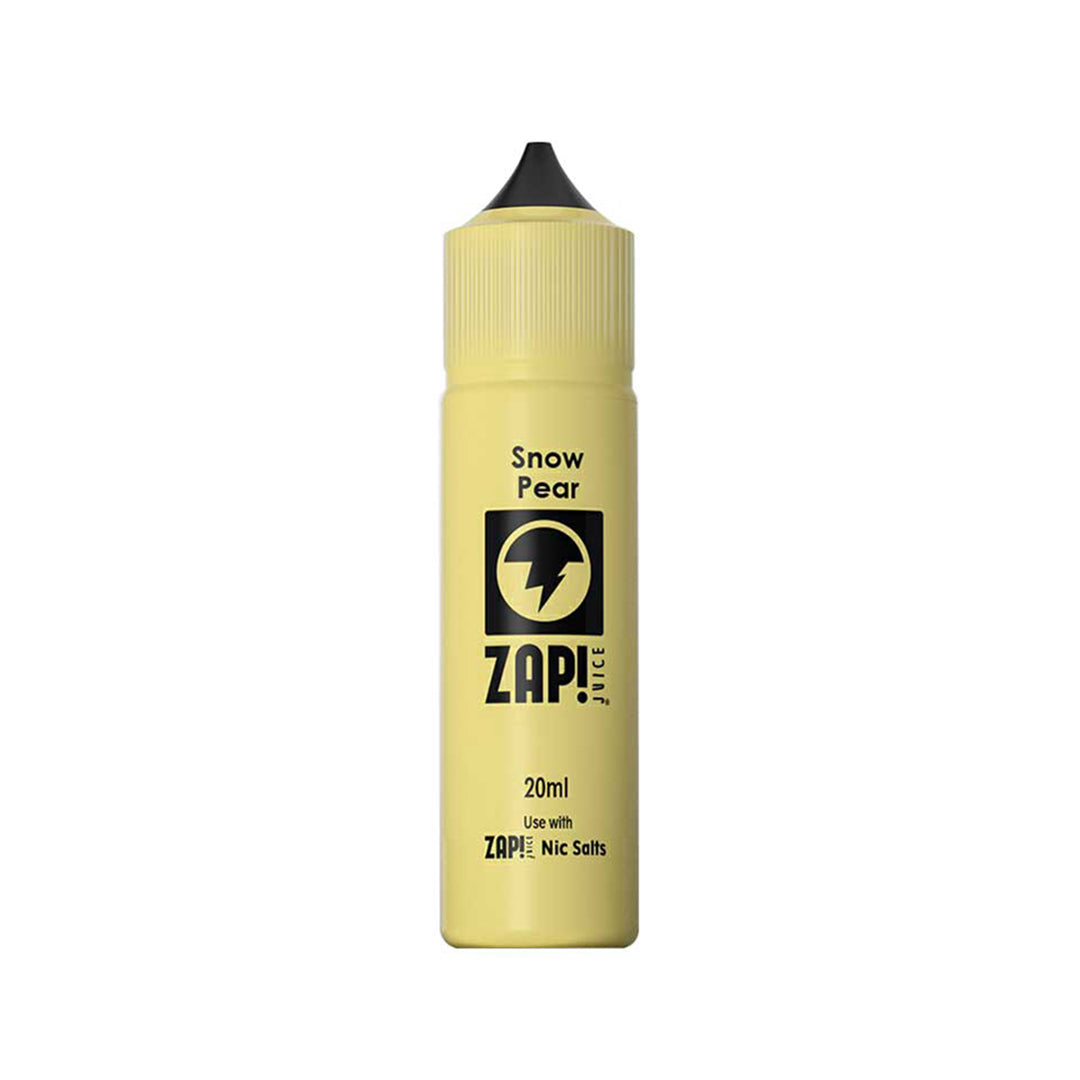ZAP! Juice Snow Pear Shake and Vape 20ml Flavour Concentrate e-liquid bottle